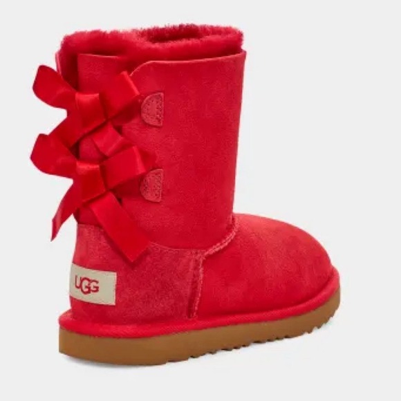 UGG Other - NWOT UGG Bailey Bow II  Kids, Red, size 4